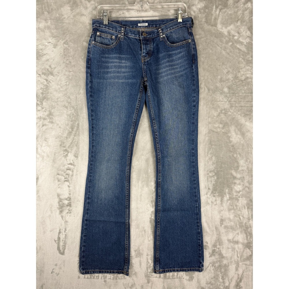 GUESS Jeans Women's Size 26 Bootcut Embellished Pocket Blue Denim